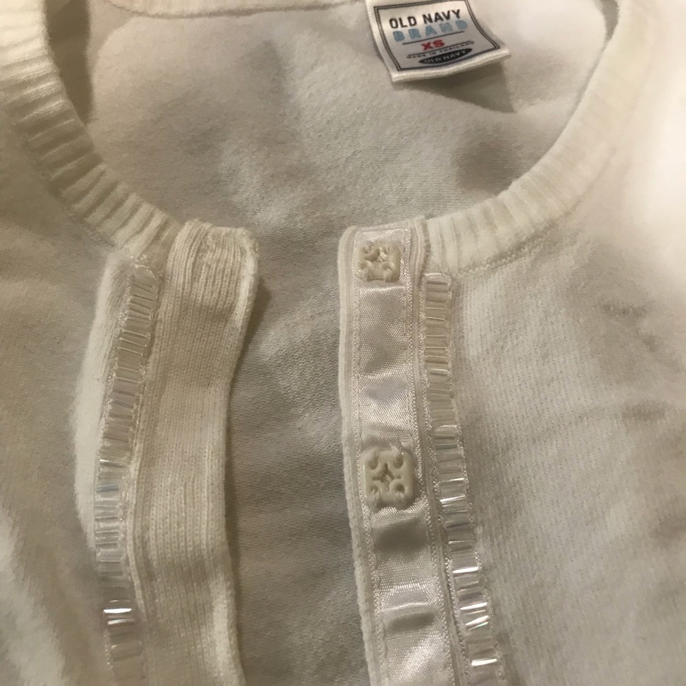 Old Navy Cream Detailed Cardigan - Picture 2 of 5